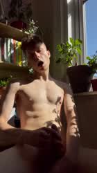 Big Dick Gay Male Masturbation gif