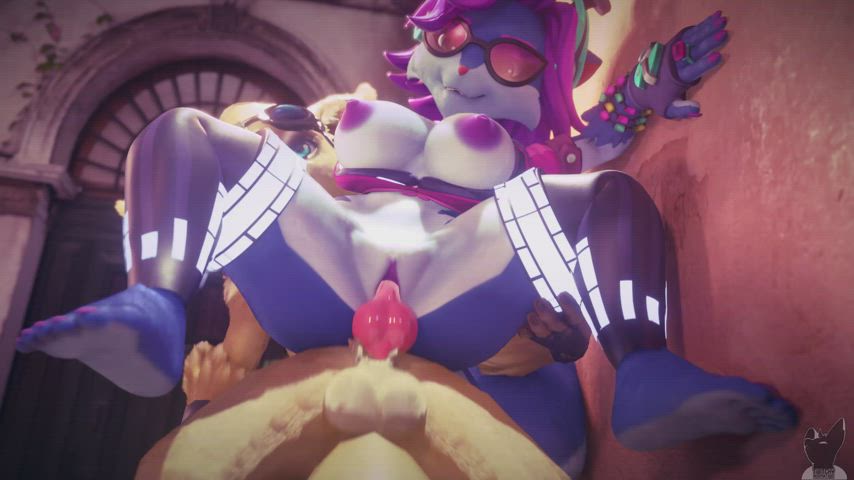 Cartoon Cosplay Parody gif