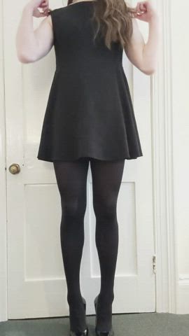 This dress slips off so easily