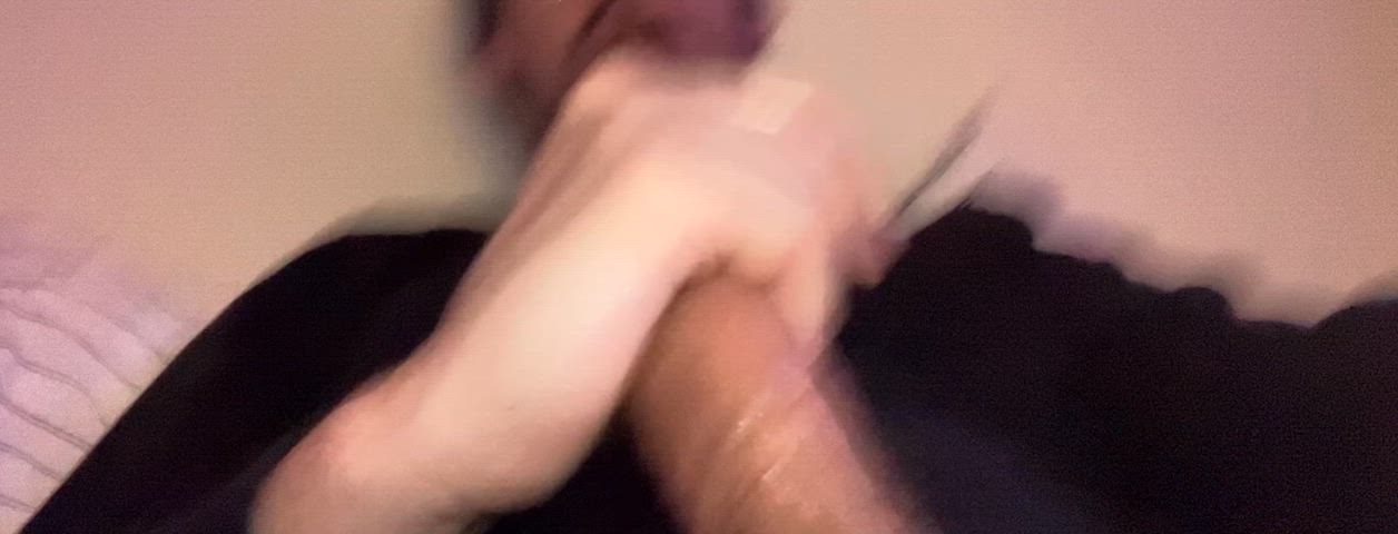 bwc edging thick cock gif