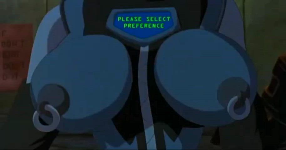big tits cartoon public robot gif