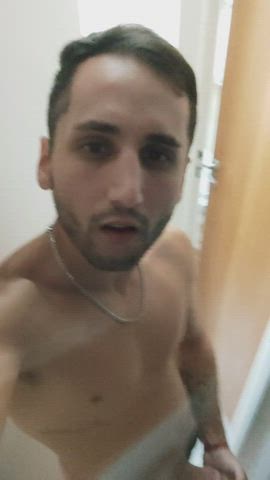 I get in the shower when my uncle was taking a bath🤭, I piss him and tell him