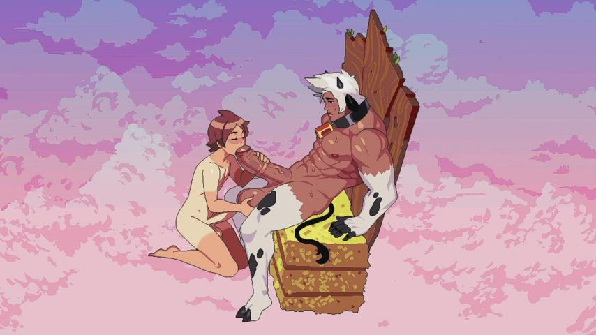 Animation Anime Big Balls Big Dick Blowjob Cartoon Cock Cock Worship Cum Cumshot