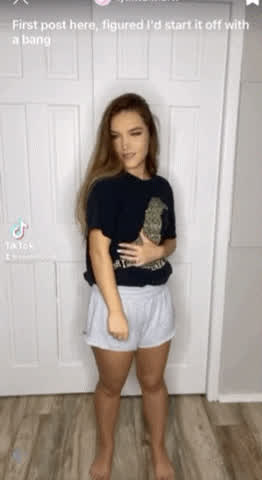 booty dancing fitness small tits tanlines tanned twerking gif