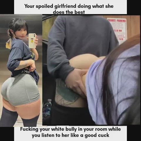 asian bwc big ass caption cheating cuckold gif