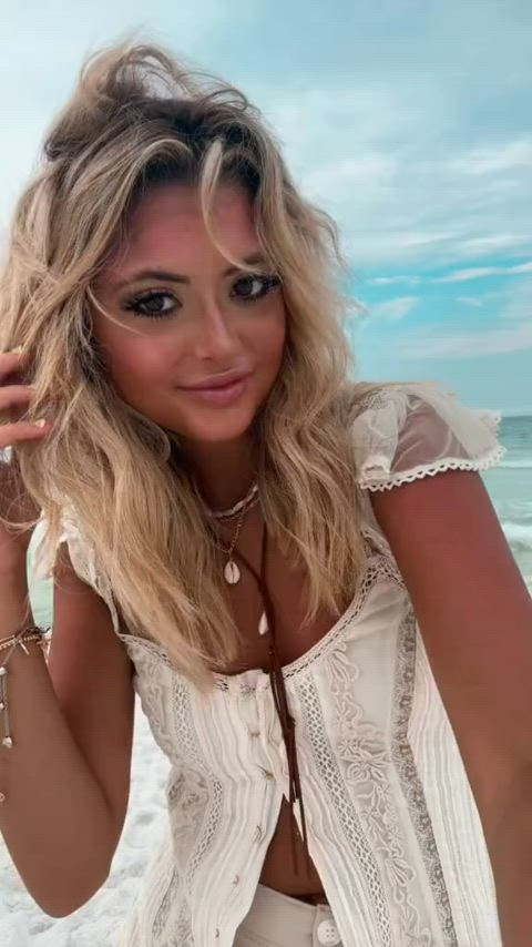 blonde teen tiktok gif
