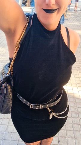 Come take a walk with a Goth Princess!