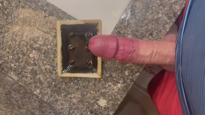 Cumshot Hands Free Ruined Orgasm gif