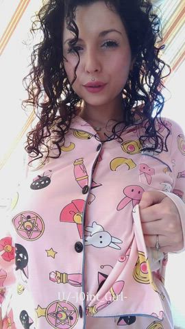Am I cute in my pajamas or do you prefer what's underneath? (OC)