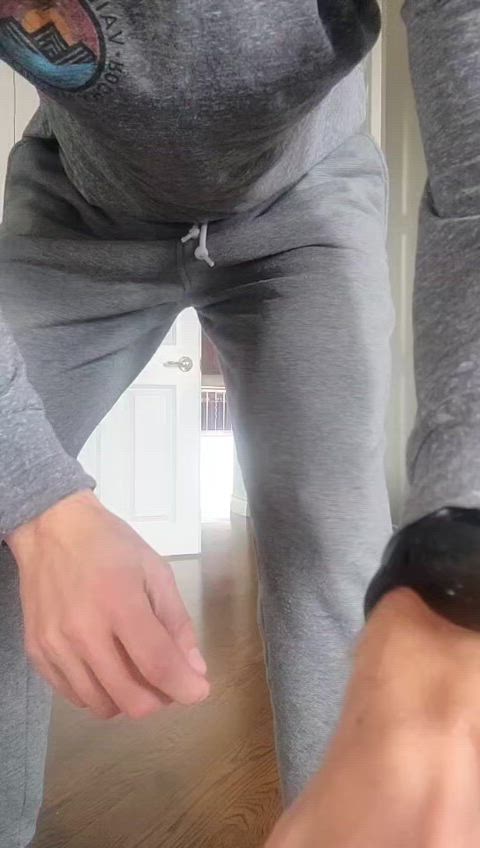 clothed jerk off male masturbation gif
