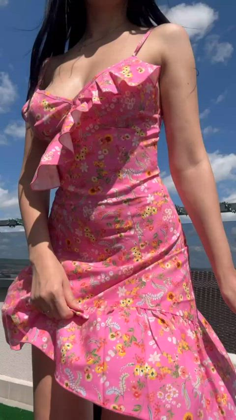 boobs dress tits gif