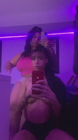 bbw girl girl latina skinny gif