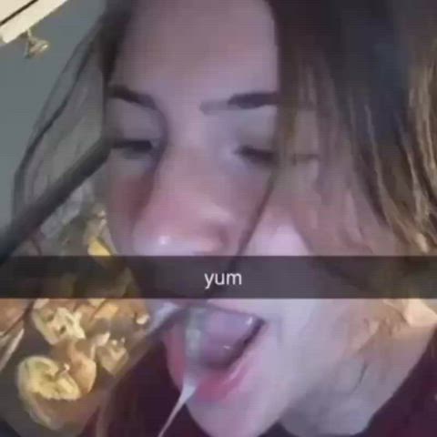 18 Years Old Blowjob Cum gif