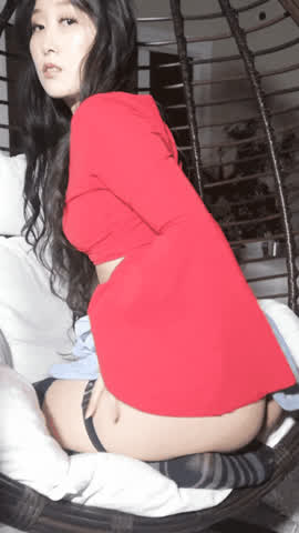 amateur asian ass clothed girls lingerie long hair pale skinny gif