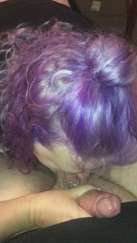Just licking daddys post cum balls