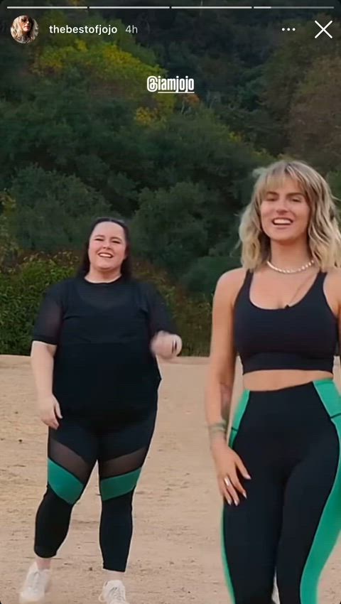 ass jojo leggings gif