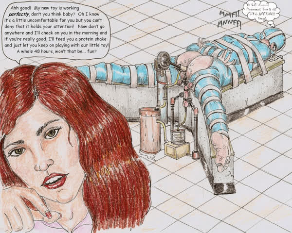 Bondage Femdom Fuck Machine Milking gif