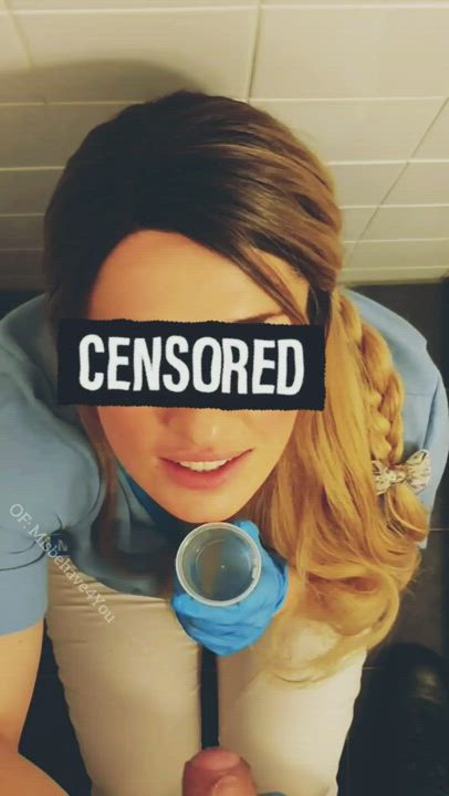 Imagine getting caught with cum all over your face. 💦💦😅