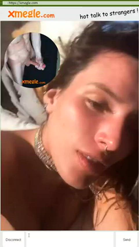 reaction webcam camgirl onlyfans big dick stranger cumshot gif