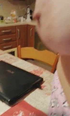 aaliyah big tits homemade nipples gif