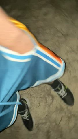 Cruising the trail at night