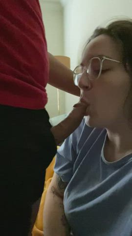 how bad do you want me to suck your cock? 😈💦 see the full video on my OF page
