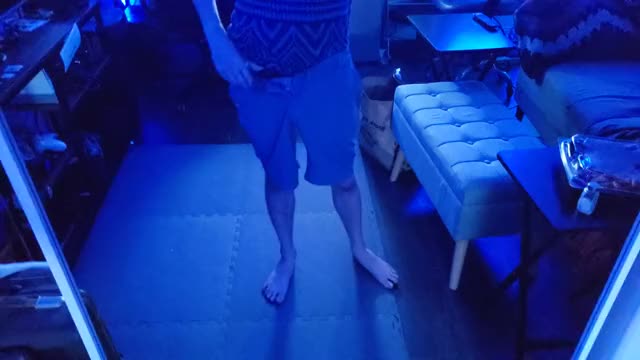 Pov blue whip out