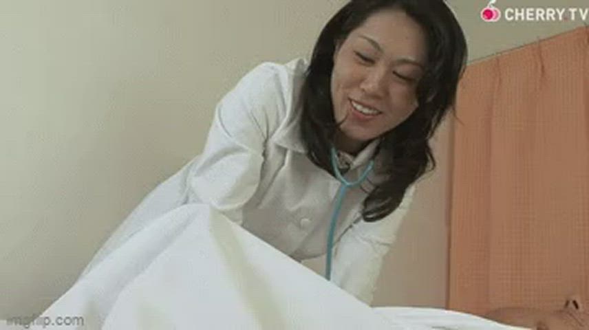 Asian Cosplay Costume Nurse Tease Uniform gif