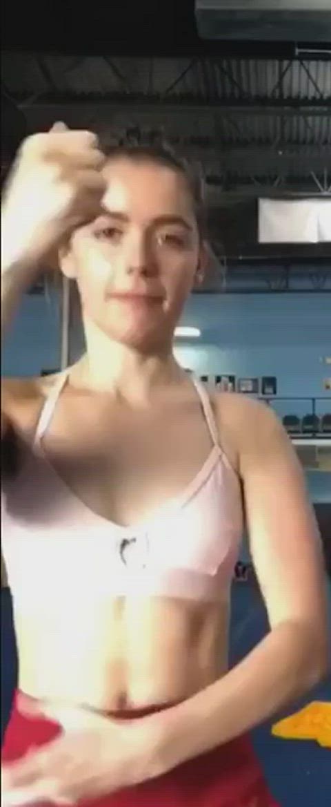 Kiernan Shipka sports bra