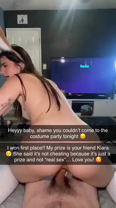 bunny caption cuckold cute girls party gif