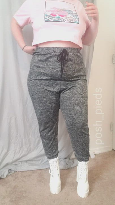 What I wore in public vs what I wore at home