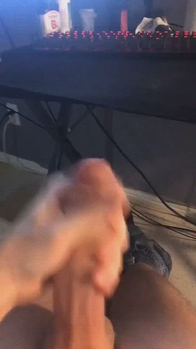 Boyfriend Cum Cum Compilation Solo gif