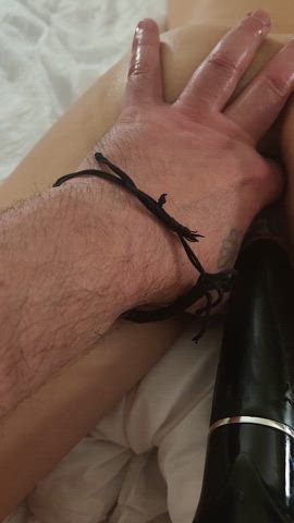 In my ass and in my pussy
