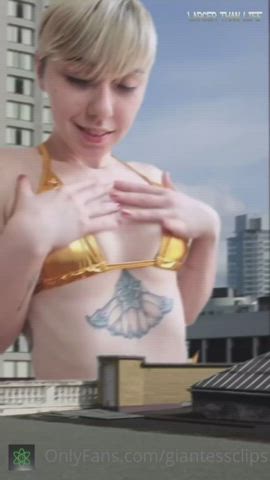 giantess goddess tall gif