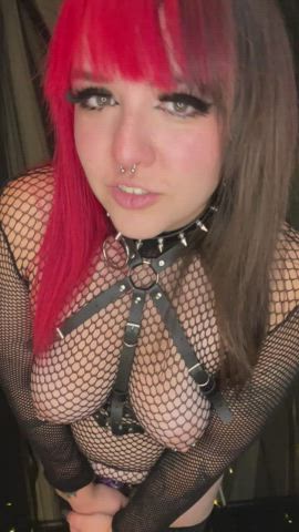 Are you brave enough to handle a goth girl with a pegging kink?