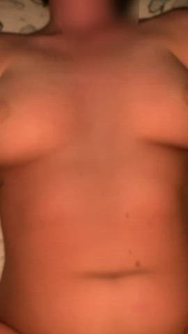 21 Years Old Amateur Choking Domination Submissive Tanned Tits gif