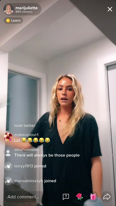 Blonde Panties TikTok gif