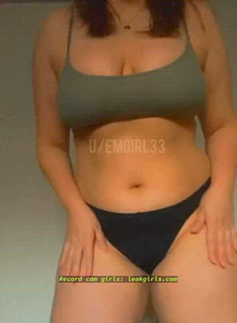 big tits brunette tits gif