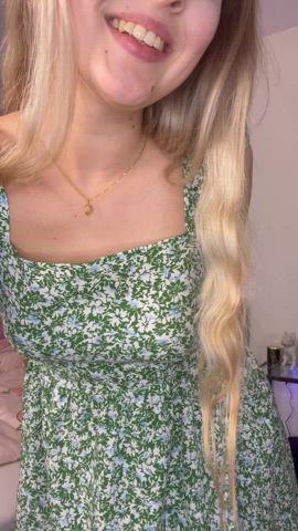 Nobody expected that look under my new sundress...