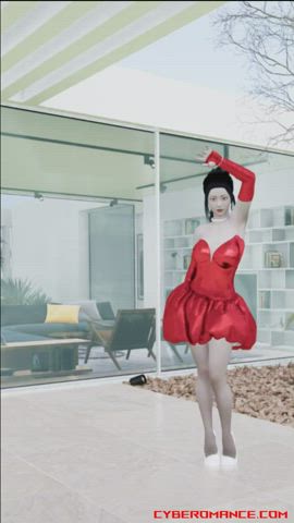 Dancing Outdoor Ponytail gif