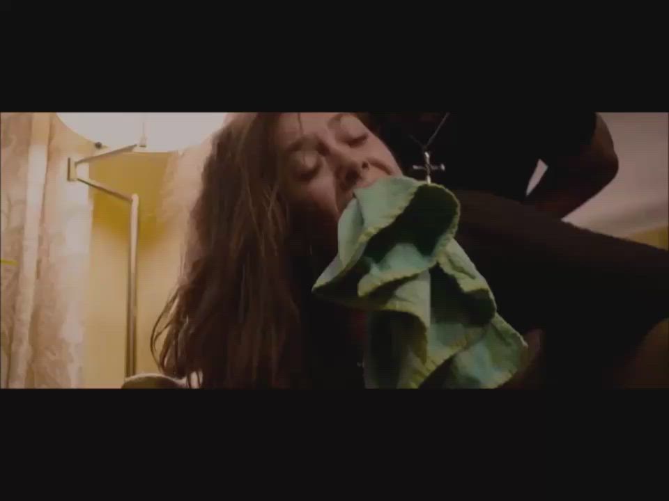 The Scarlet Bitch AKA Elizabeth Olsen screaming as she gets treated like the whore