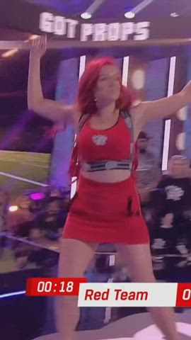 60fps celebrity redhead upskirt gif