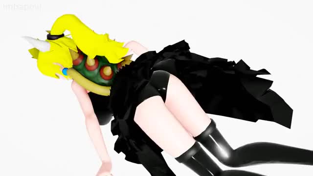 Bowsette butt expansion クッパ姫 膨尻