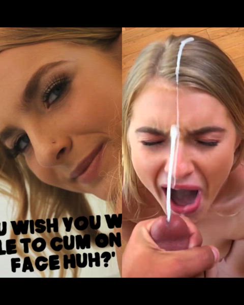 blonde blue eyes cum cumshot facial teen cum-haters facials gif