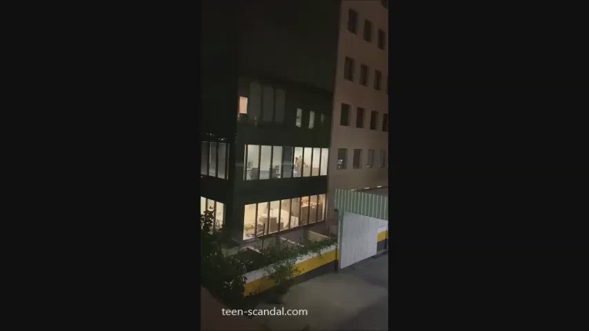 amateur caught voyeur gif