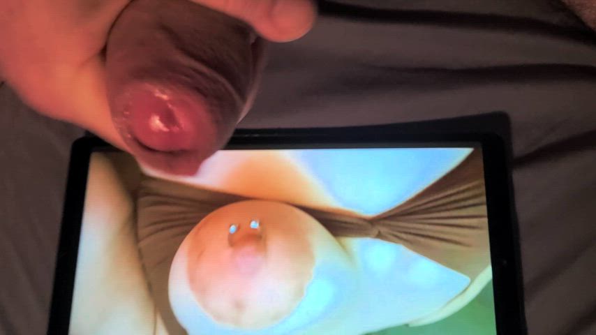 cum tribute uncircumcised gif