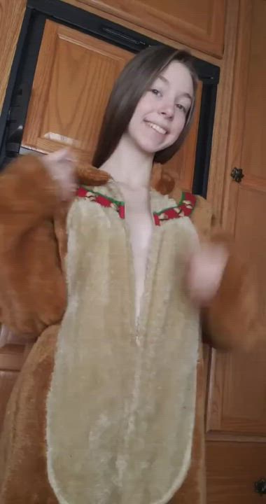 Nipple Skinny White Girl gif