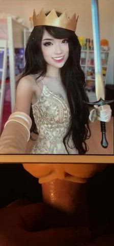 Fucking OTK Emiru's pussy