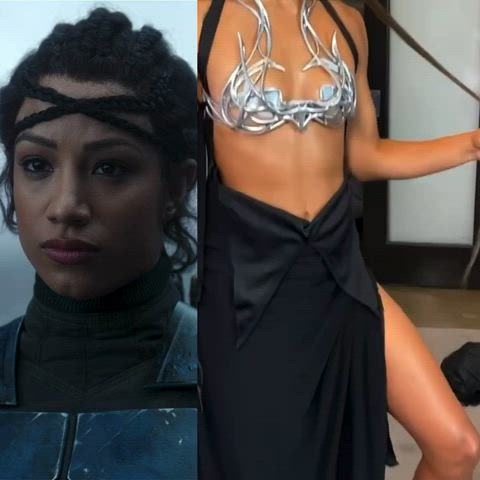 celebrity close up model gif