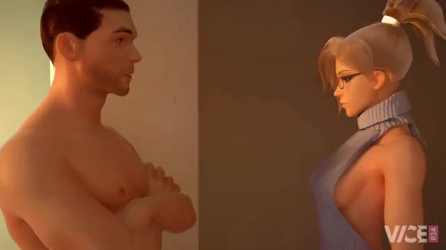 ViceR34 - Mercy gives a BJ in her virgin killer sweater  ? VO by the lovely @BordeauxBlackVA